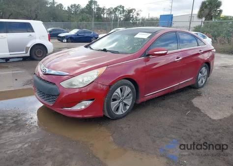 2013 Hyundai Sonata Hybrid Limited из США, поврежденный, VIN KMHEC4A42DA050187